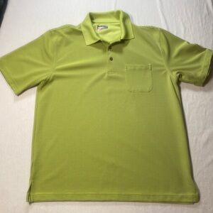 Grand Slam Lime Polo Shirt size Large